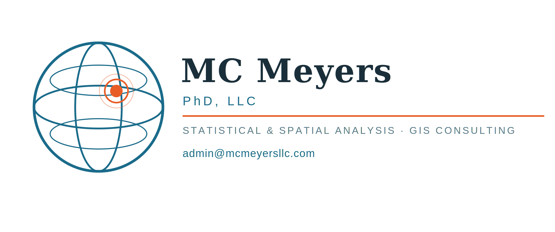 MC Meyers PhD LLC — Statistical & Spatial Analysis · GIS Consulting